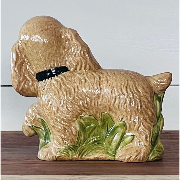 Cocker Spaniel Puppy Dog Figurine Ceramic Hand-painted by MAB 1981 - Picture 2 of 11